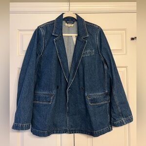 Madewell Denim Blazer in Deardorff Wash